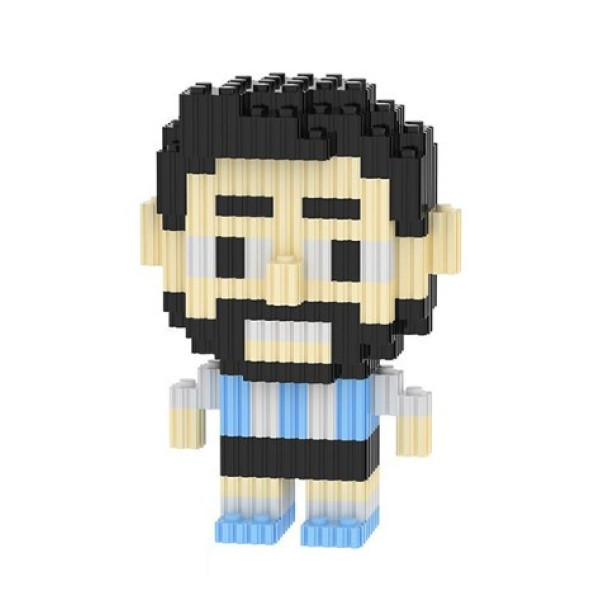 Дитячий конструктор для хлопчика з блоків футболіст Мессі 3Д Magic Blocks, наноблок 3d конструктори