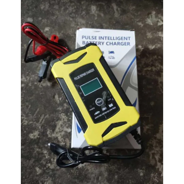 Автоматичний імпульсний зарядний пристрій Battery Charger 8446 6A 12V для автомобільного акумулятора