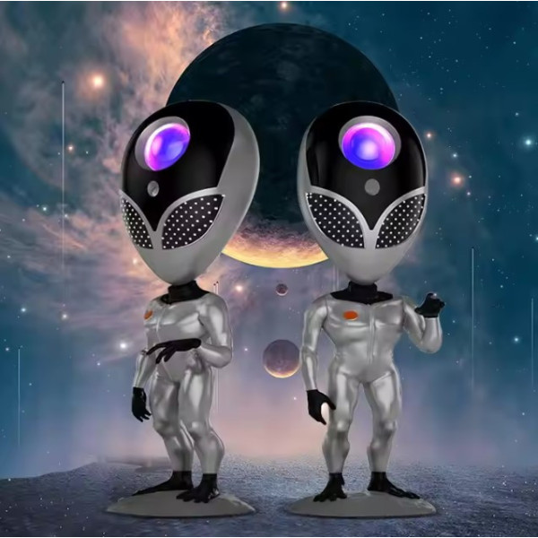 Лазерний проєктор зоряного неба ALIENSUN із записом голосу Світлодіодний нічник-прибусток із пультом