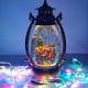 Новорічний музичний світильник зі снігом Water Lantern Дід Мороз і ялинка ОО-03 ретрочник з ефектом снігу