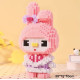 Конструктор Мелоді 25 см 3D Magic Blocks My Melody з мініблоків, наноблок 3D дитячі конструктори