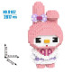 Конструктор Мелоді 25 см 3D Magic Blocks My Melody з мініблоків, наноблок 3D дитячі конструктори