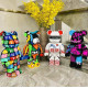 Конструктор Джинкс 40 см 3D Magic Blocks bearbrickв виде Jinx из мини-блоков, наноблок 3D конструкторы