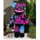 Конструктор Джинкс 40 см 3D Magic Blocks bearbrickв виде Jinx из мини-блоков, наноблок 3D конструкторы