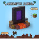 Магнітний конструктор із кубиків Minecraft Magnetic Cube Пекельні ворота - 32 деталі, Магнітні кубики Майнкрафт