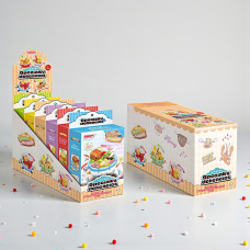 Набір конструкторів 6в1 Їжа Specialty Delicacies, конструктори 3Д колекція з мініфігурок 7 см на 14 см