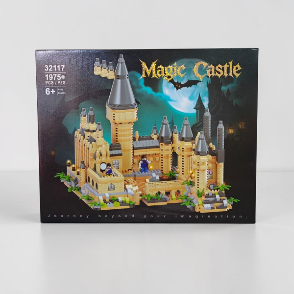 Конструктор 3Д Гаррі Поттер Magic Castle Замок Гоґвортс з фігурками 1975 деталей 18см