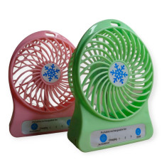 Вентилятор настільний usb Mini Fan з акумулятором, Портативний настільний вентилятор, мінівентилятор