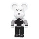 Конструктор Magic Blocks 4300 деталей у формі ведмедика Bearbrick Black and White, Конструктор 3д наноблок