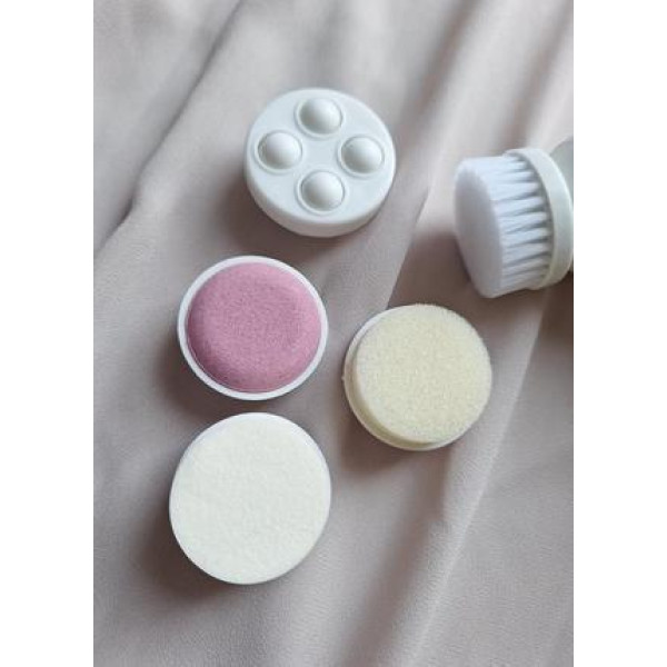 Масажер для обличчя Beauty Care 5в1 багатофункціональна масажна щітка для чищення обличчя