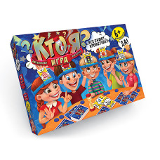 Настільна карткова гра 'Хто я?' - розважальна вікторина для сім'ї, Danko Toys (російська версія)