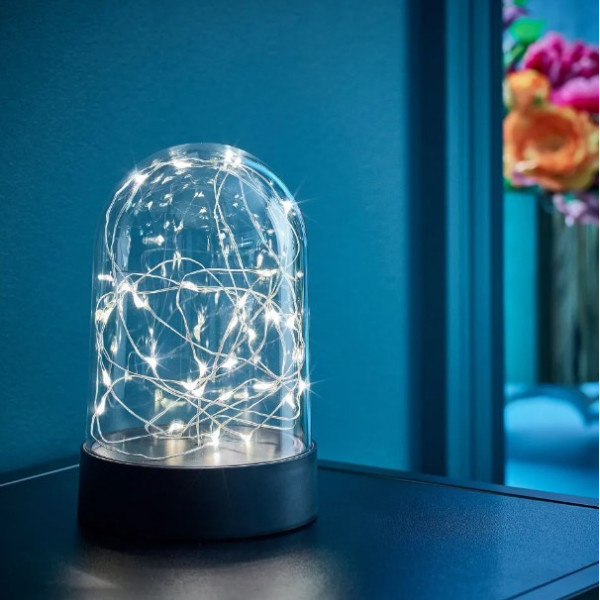 Світлодіодна гірлянда роса usb 10 метрів 100 LED, гірлянда нитка крапля роси на батарейках Білого кольору