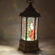 Новорічний музичний світильник зі снігом Water Lantern Замок 30 см ОО-91 ретро ліхтар з ефектом снігу