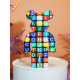 Конструктор Алфавіт 40 см 3D у формі Magic Blocks bearbrick з мініблоків, наноблок 3D конструктори
