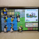 Магнітний конструктор Майнкрафт з кубиків Вишневий ліс 224 деталі Minecraft Magnetic Cube H005 Сакуровий біом