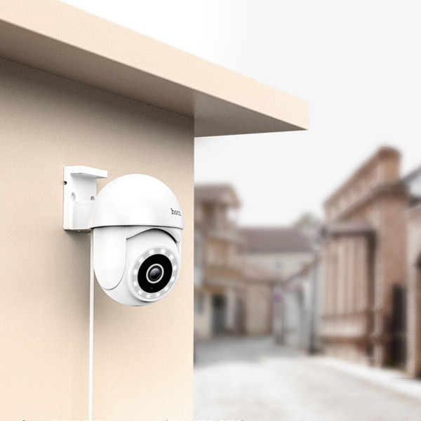 Уличная поворотная Wi-fi камера видеонаблюдения HOCO d2 PTZ HD М для улицы Наружная