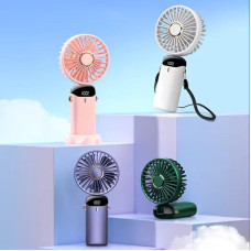 Вентилятор ручний 5 режимів USB Mini Fan, мінівентилятор з акумулятором, Кишеньковий вентилятор маленький