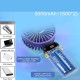 Вентилятор ручний 5 режимів USB Mini Fan, мінівентилятор з акумулятором, Кишеньковий вентилятор маленький