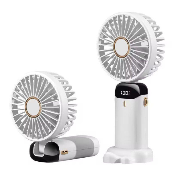 Вентилятор ручний 5 режимів USB Mini Fan, мінівентилятор з акумулятором, Кишеньковий вентилятор маленький