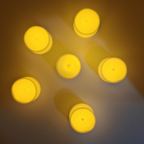 Декоративная Led свеча на батарейках, тёплый свет белый , Искусственная светодиодная свечка