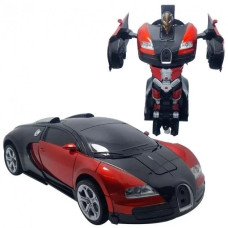 Машинка Трансформер Bugatti машинка робот на радіокеруванні