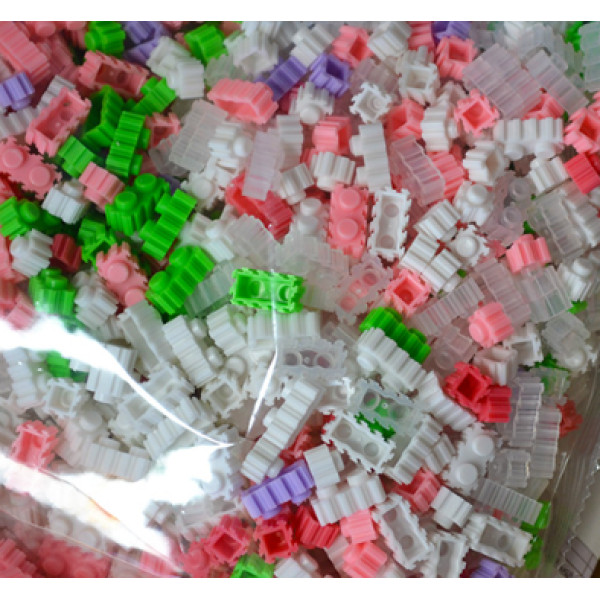 Конструктор дитячий із блоків 3D Magic Blocks у формі ведмедика, наноблок 3д конструктори для дорослих і дітей