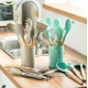 Набір кухонних речей Kitchen Set 12 предметів універсальний силіконовий органайзер з підставкою