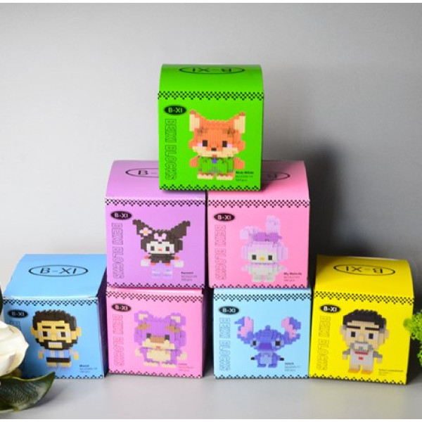 Дитячий конструктор пазл із блоків аніме дівчинка-кролик My Melody, 3d конструктори на подарунок Magic Blocks