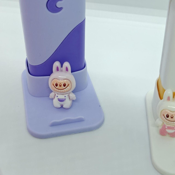Дитячий портативний вентилятор LABUBU з акумулятором і підставкою - маленький ручний міні-вентилятор