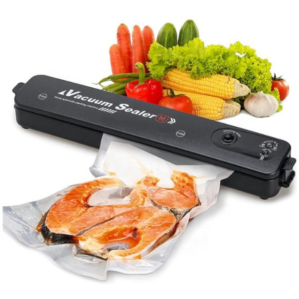 Комплект вакуумний пакувальник і рулони 2 шт. по 20 см Вакууматор Vacuum Sealer і рулони для вакуумування