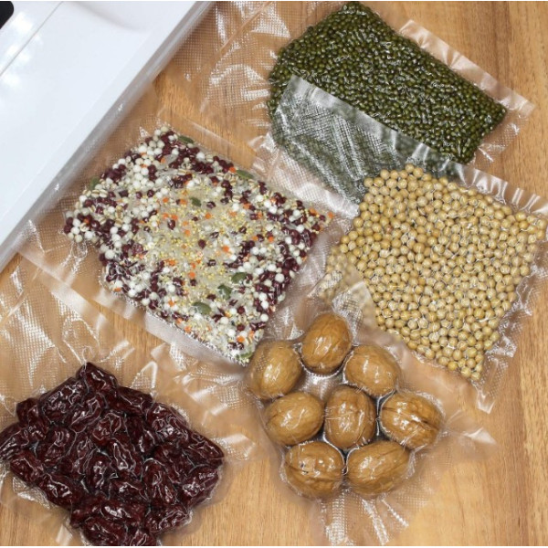 Комплект вакуумний пакувальник і рулони 2 шт. по 20 см Вакууматор Vacuum Sealer і рулони для вакуумування