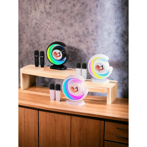 Дитяча портативна колонка-караоке G-Smart Lightshow YS-110: мікрофон, світильник і лампа в одному