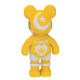 Конструктор 3D Magic Blocks у формі ведмедика 4031 деталь Bearbrick "Kisses" Жовтий Love Yellow Bear