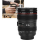 Термочашка об'єктив камери Canon EF 24-105 в стилі об'єктиву з кришкою термо-кухоль 300мл чорна