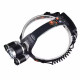 Налобний ліхтар на акумуляторі 18650 Led headlight RJ 3000 з лінзою Ліхтарик на лоб, Ліхтарик на голову