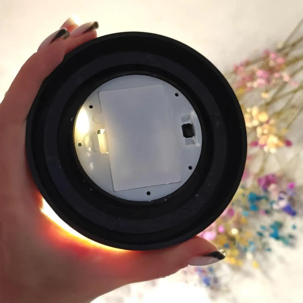 Вечная роза в колбе 20 см декоративный ночник с LED подсветкой романтический подарок в стеклянной колбе
