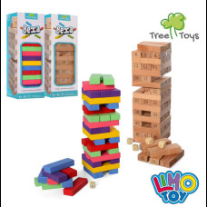 Розвивальна настільна гра-башня з дерева для дітей, Limo Toy Tree Toys