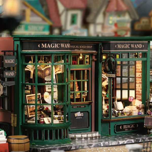 Дитячий конструктор Румбокс «Гаррі Поттер» Магазин магії DIY Dollhouse, Ляльковий будинок для дітей на подарунок