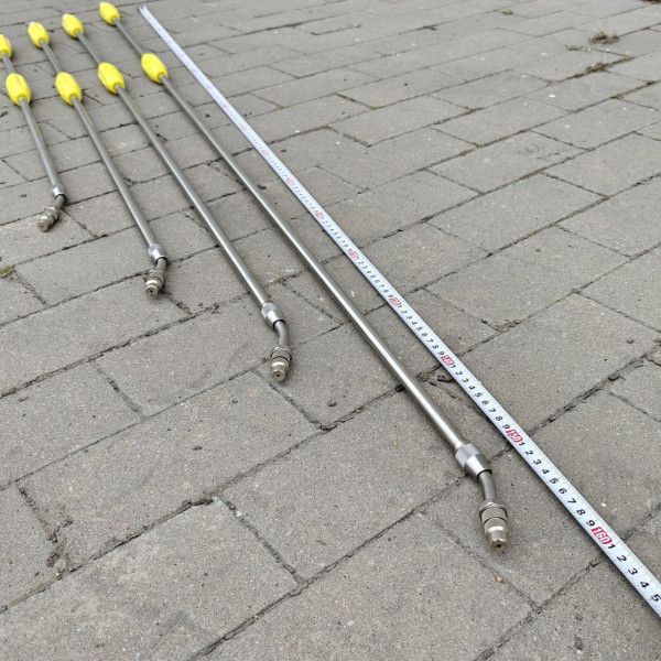 Штанга для обприскувача 2 метри з металевою ручкою, телескопічна вудка для обприскувача