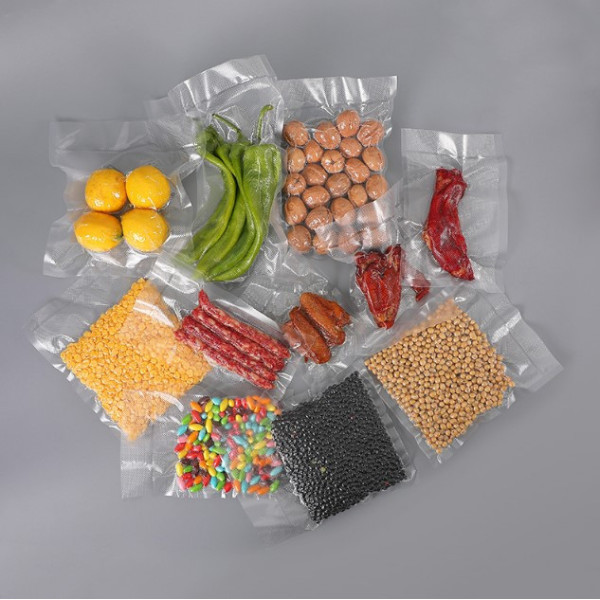 Пакети для вакууматора (3 шт.) 20 см x 5 м рифлені в рулоні для вакуумування харчових продуктів