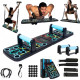 Багатофункціональна дошка для віджимань 11-в-1 Push Up Rack Board Тренажер з еспандерами та упорами