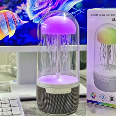 Колонка Медуза 22.3см нічник світильник Bluetooth, портативна бездротова колонка з підсвіткою Type-C