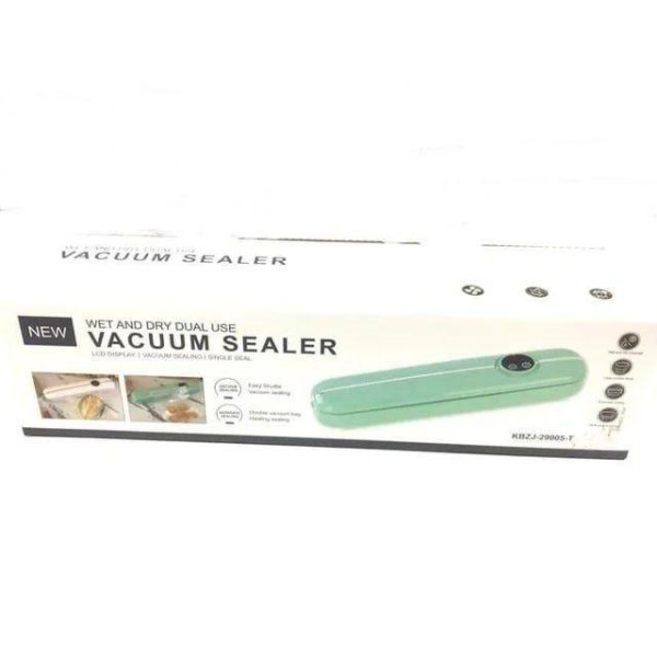 Вакуумний пакувальник для продуктів з Led-дисплеєм vacuum sealer Вакууматор домашній з автоматичним режимом