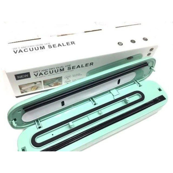 Вакуумний пакувальник для продуктів з Led-дисплеєм vacuum sealer Вакууматор домашній з автоматичним режимом
