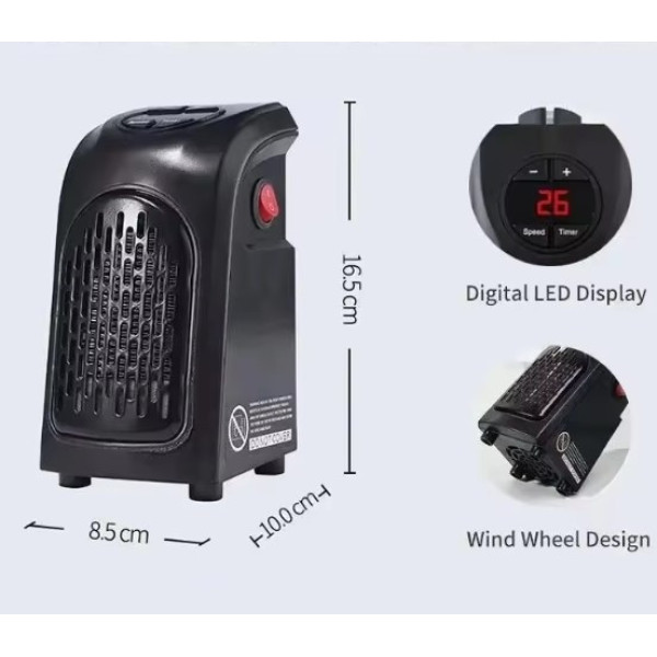Портативний нагрівач Handy Heater 400W Міні дуйчик маленький мініобогрівач у розетку для приміщень