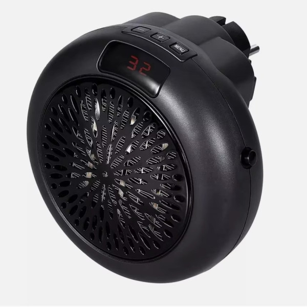 Портативний електричний нагрівач Warm Air Blower 900W, маленький настінний тепловентилятор із дисплеєм
