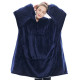 Толстовка плед Huggle Hoodie з рукавами 80 x 100 см теплий худі з капюшоном і великою кишенею для рук унісекс