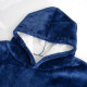 Толстовка плед Huggle Hoodie з рукавами 80 x 100 см теплий худі з капюшоном і великою кишенею для рук унісекс