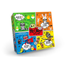Настільна гра 'Данетки' 4 в 1 — захоплива розвага для дітей, Yenot Danko Toys (російська версія)