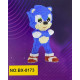 Конструктор Сонік 32 см 1900 деталей із блоків 3D Magic Blocks "Sonic the Hedgeh" Блокові конструктори